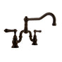 Graff - Bridge Kitchen Faucet - Vintage Brushed Brass