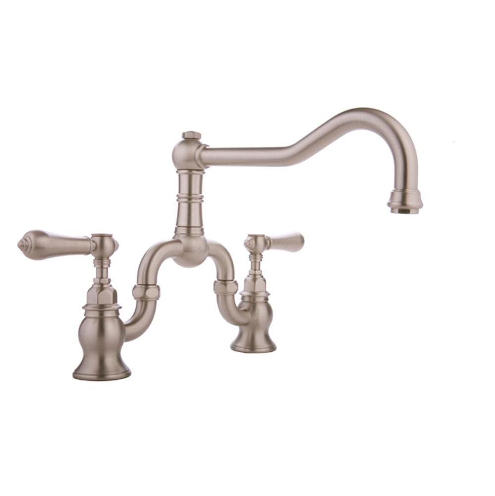 Graff - Bridge Kitchen Faucet - Steelnox  Satin Nickel