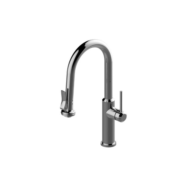 Graff - Pull-Down Bar/Prep Faucet with Chef's Pro Sprayer - Architectural White