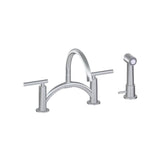 Graff - Bridge Bar/Prep Faucet with Independent Side Spray - Polished Nickel