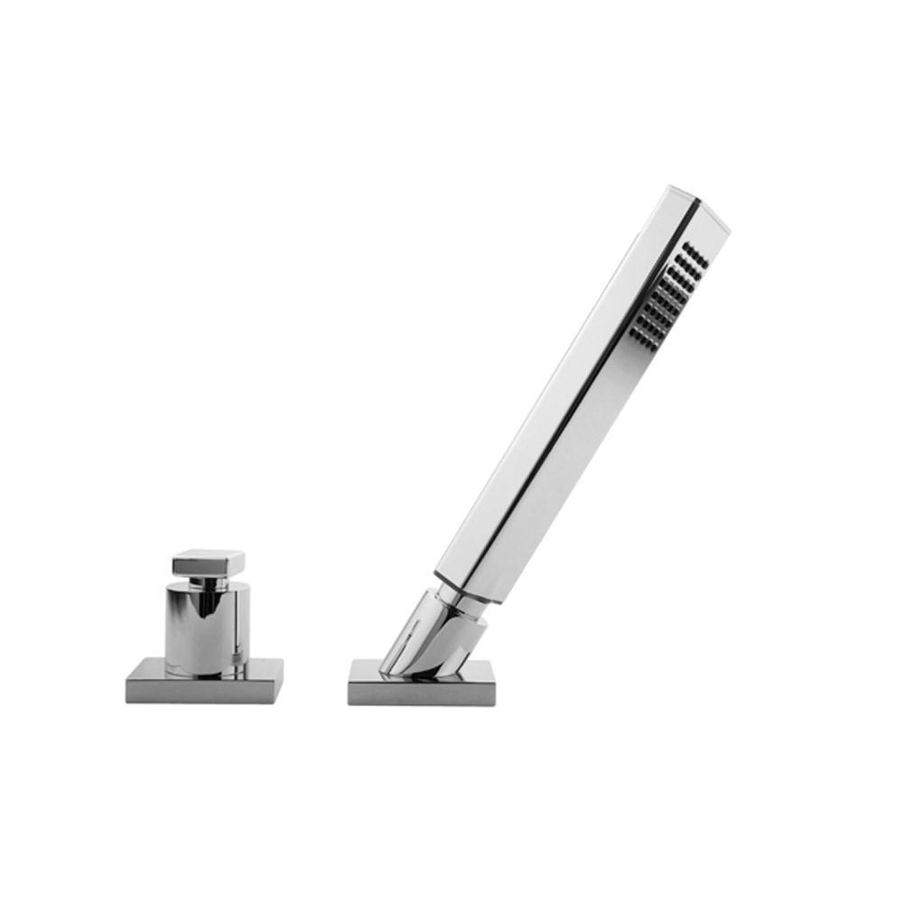 Graff - Luna Deck-Mounted Handshower & Diverter Set - Polished Chrome