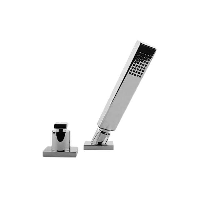 Graff - Luna Deck-Mounted Handshower & Diverter Set - Architectural White