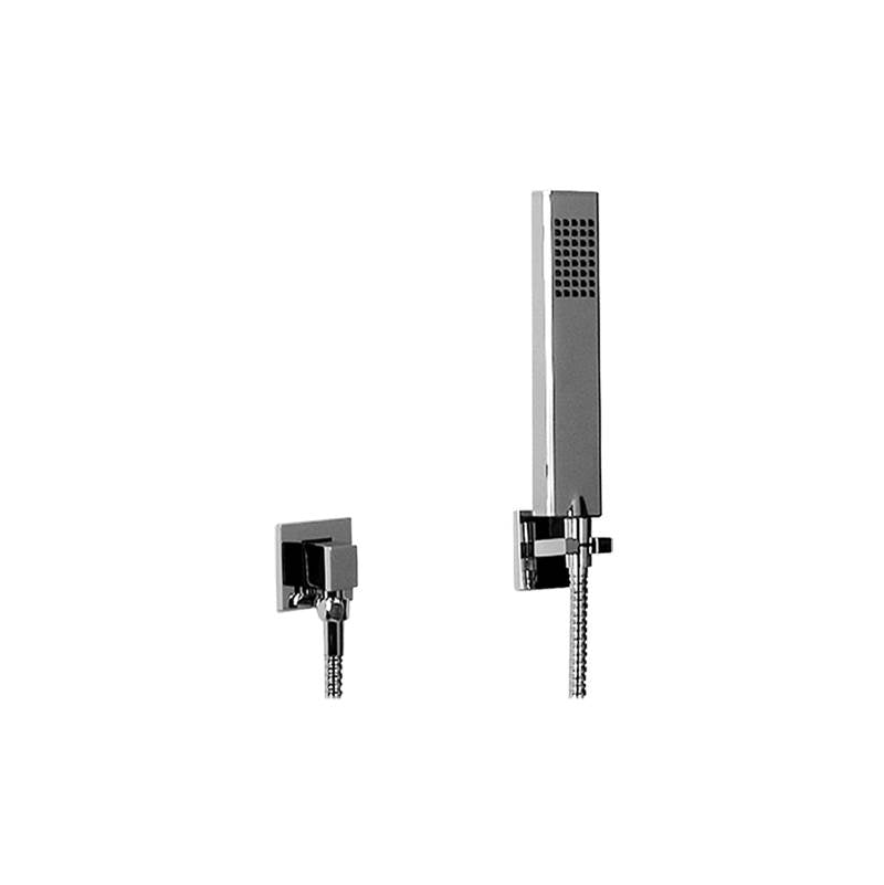 Graff - Sade/Targa/Luna Wall-Mounted Lavatory Handshower & Diverter - Unfinished Brass