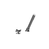 Graff - M.E. 25 Deck-Mounted Handshower & Diverter Set - Trim Only - Unfinished Brass
