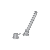 Graff - M.E. 25 Deck-Mounted Handshower & Diverter Set - Steelnox  Satin Nickel