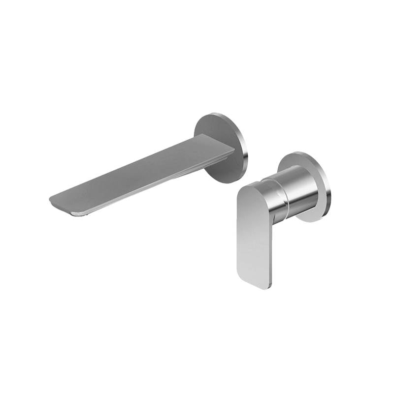 Graff - Sento Wall-Mounted Lav Faucet w/Single Handle - Architectural White