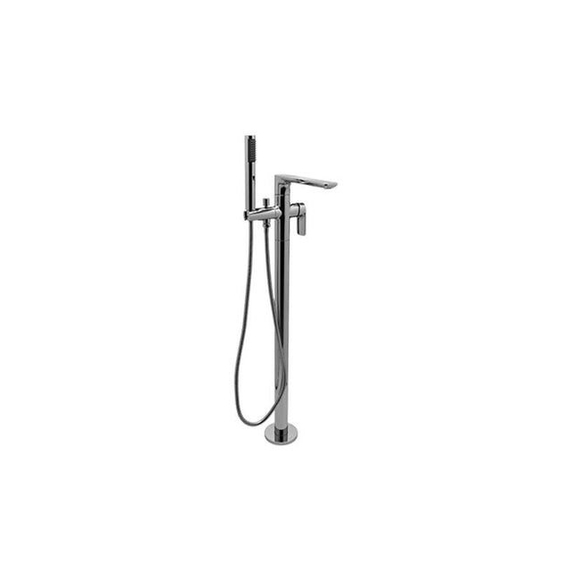Graff - Sento Floor-Mounted Tub Filler - Architectural White