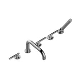 Graff - Harley Roman Tub Set w/Handshower (Rough and Trim) - Architectural White
