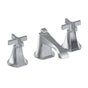 Graff - Finezza UNO Widespread Lavatory Faucet w/Cross Handle - Architectural White