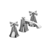 Graff - Finezza UNO Widespread Lavatory Faucet w/Cross Handle - Warm Bronze Pvd