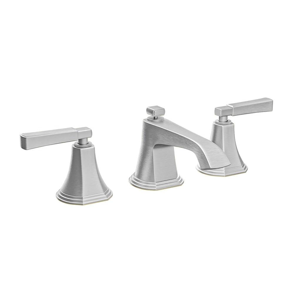Graff - Finezza UNO Widespread Lavatory Faucet w/Lever Handle - Brushed Nickel