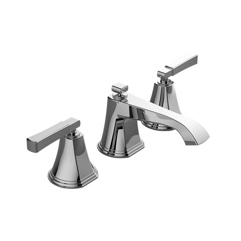 Graff - Finezza UNO Widespread Lavatory Faucet w/Lever Handle - Warm Bronze Pvd