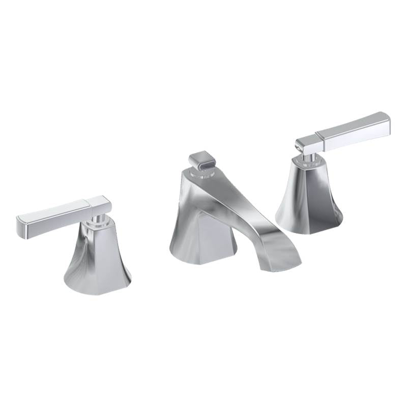 Graff - Finezza DUE Widespread Lavatory Faucet w/Lever Handle - Architectural White