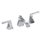 Graff - Finezza DUE Widespread Lavatory Faucet w/Lever Handle - Architectural White
