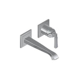 Graff - Finezza Wall Mount Lavatory Faucet (7 1/2'' Spout) (Rough & Trim) - Architectural White