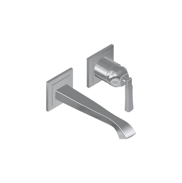 Graff - Finezza Wall Mount Lavatory Faucet (7 1/2'' Spout) (Rough & Trim) - Architectural White
