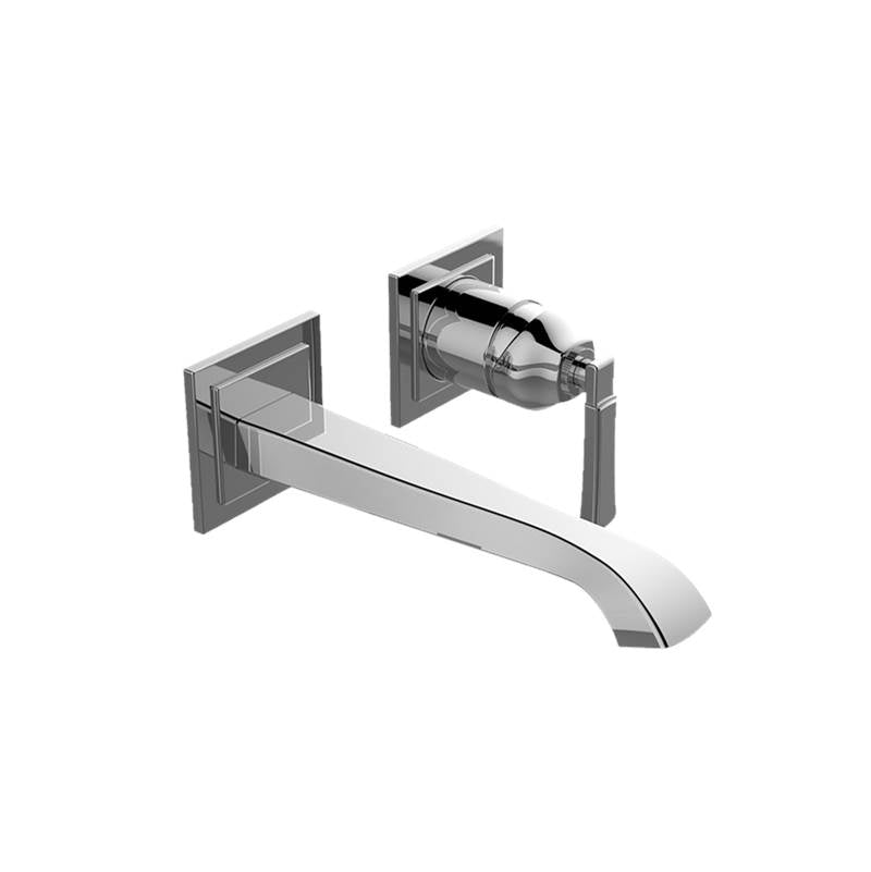 Graff - Finezza UNO/Finezza DUE Finezza Wall Mount Lavatory Faucet (7 1/2'' Spout) (Trim) - Warm Bronze Pvd