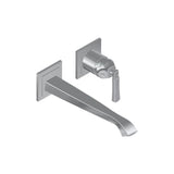 Graff - Finezza Wall Mount Lavatory Faucet (9 1/4'' Spout) (Rough & Trim) - Architectural White
