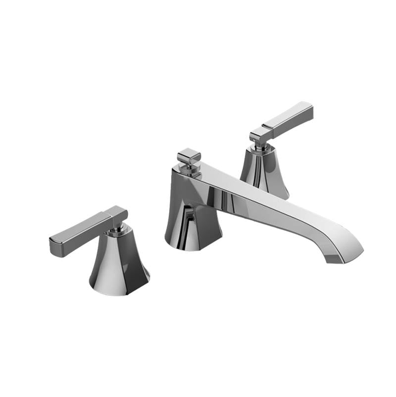 Graff - Finezza DUE Roman Tub Set w/Lever Handle (Trim) - Architectural White