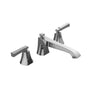 Graff - Finezza DUE Roman Tub Set w/Lever Handle (Trim) - Architectural White