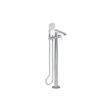 Graff - Finezza UNO Floor-Mounted Tub Filler (Rough and Trim) - Architectural White