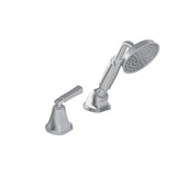 Graff - Finezza UNO Deck-Mounted Handshower & Diverter Set w/Lever Handle (Rough & Trim) - Architectural White