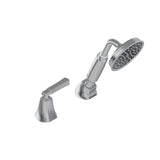 Graff - Finezza DUE Deck-Mounted Handshower & Diverter Set w/Lever Handle (Rough & Trim) - Architectural White