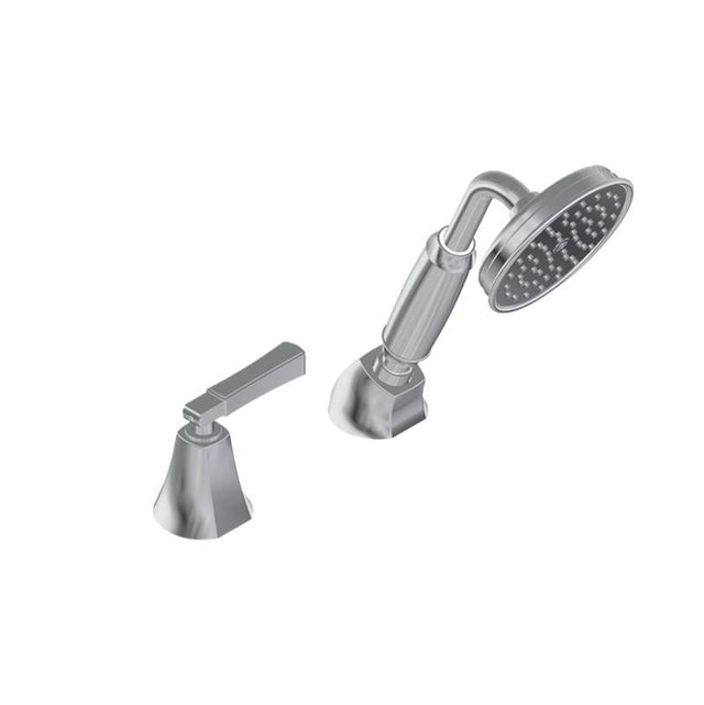 Graff - Finezza DUE Deck-Mounted Handshower & Diverter Set w/Lever Handle (Rough & Trim) - Architectural White