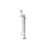 Graff - Finezza DUE Floor-Mounted Tub Filler (Rough and Trim) - Architectural White
