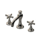 Graff - Camden Widespread Lavatory Faucet w/Cross Handle - Polished Nickel