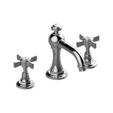 Graff - Camden Widespread Lavatory Faucet w/Cross Handle - Architectural White