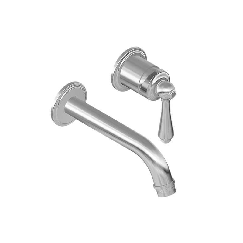 Graff - Camden Wall Mount Lavatory Faucet (7 1/2'' Spout) (Rough & Trim) - Architectural White