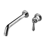 Graff - Camden Wall Mount Lavatory Faucet (9 1/4'' Spout) (Rough & Trim) - Architectural White