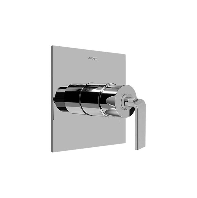 Graff - Immersion Pressure Balancing Valve Trim with Handle (Trim) - Architectural White