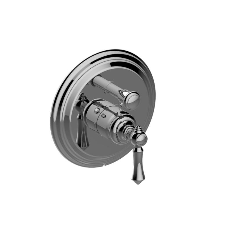 Graff - Adley Pressure Balancing Valve Trim with Handle and Diverter (Trim) - Architectural White