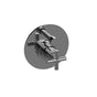 Graff - M.E./Terra Pressure Balancing Valve Trim with Handle and Diverter (Trim) - Architectural White