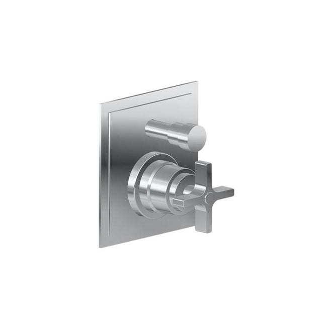Graff - Finezza UNO/Finezza DUE Pressure Balancing Valve Trim with Handle and Diverter (Trim) - Architectural White