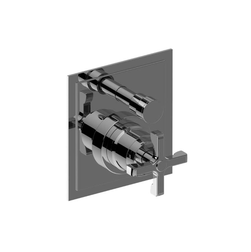 Graff - Vignola Pressure Balancing Valve Trim with Handle and Diverter (Trim) - Architectural White