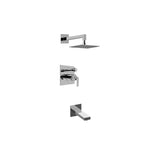 Graff - Contemporary Pressure Balancing Shower Set (Rough & Trim) - Polished Chrome