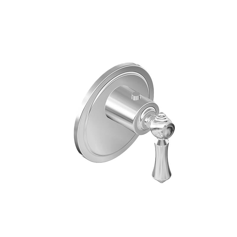 Graff - Adley Traditional M-Series Thermostatic Valve Trim with Handle - Vintage Brushed Brass