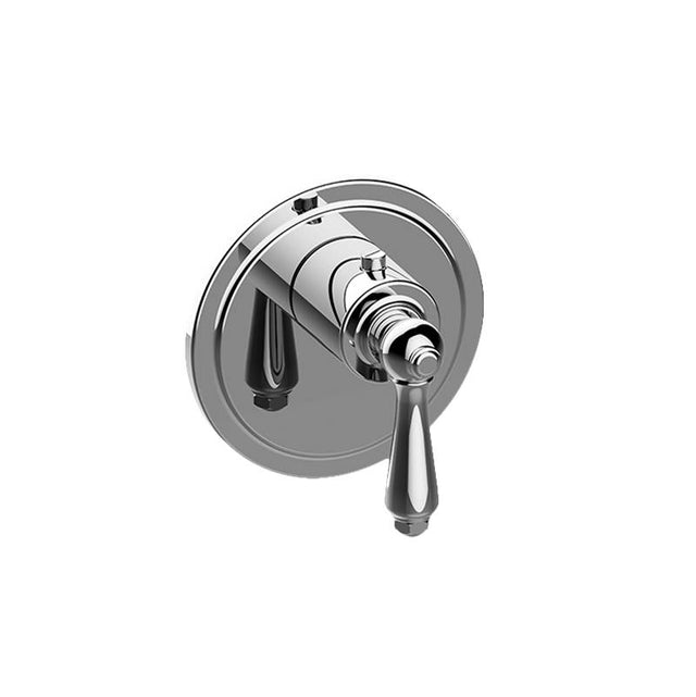 Graff - Camden Traditional M-Series Thermostatic Valve Trim with Handle - Architectural White