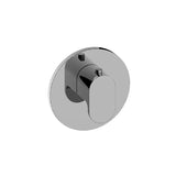 Graff - Ametis Round M-Series Thermostatic Valve Trim Plate with Handle - Warm Bronze Pvd
