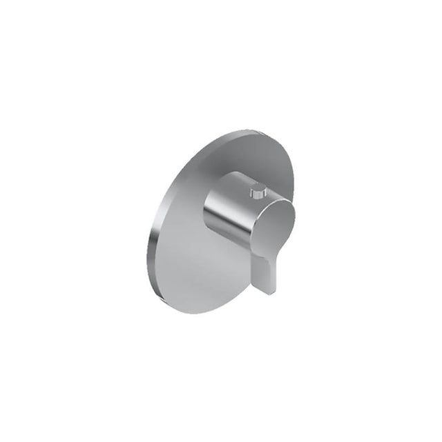 Graff - Terra Round M-Series Thermostatic Valve Trim Plate with Handle - Architectural White
