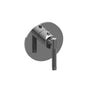 Graff - Harley Round M-Series Thermostatic Valve Trim Plate with Handle - Architectural White