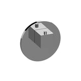 Graff - Incanto Round M-Series Thermostatic Valve Trim Plate with Handle - Warm Bronze Pvd