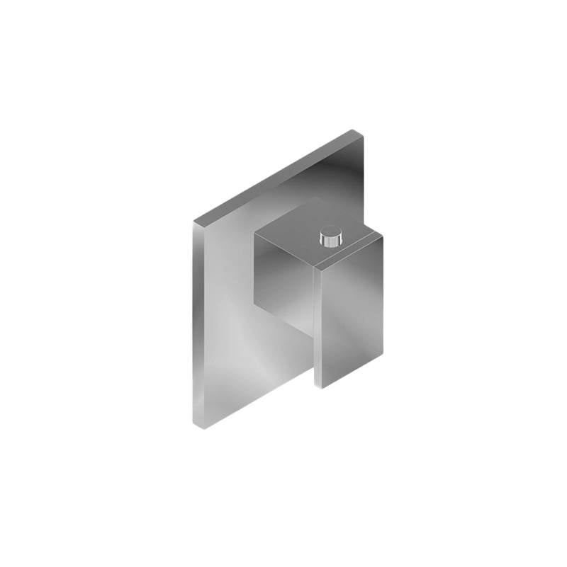 Graff - Solar Square M-Series Thermostatic Valve Trim Plate with Handle - Architectural White
