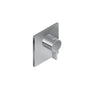 Graff - Terra Square M-Series Thermostatic Valve Trim Plate with Handle - Architectural White