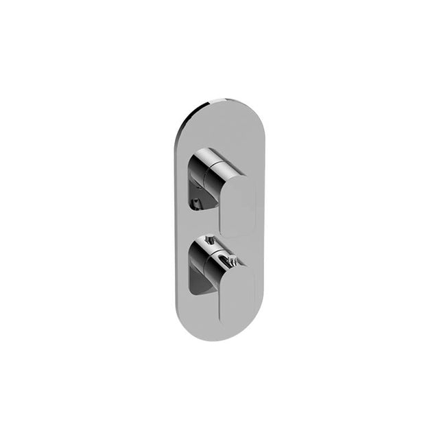 Graff - Sento Round M-Series Valve Trim with Two Handles - Architectural White