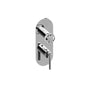 Graff - Harley Round M-Series Valve Trim with Two Handles - Architectural White