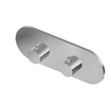 Graff - M.E. Round M-Series Valve Trim with Two Handles (Horizontal Orientation) - Architectural White